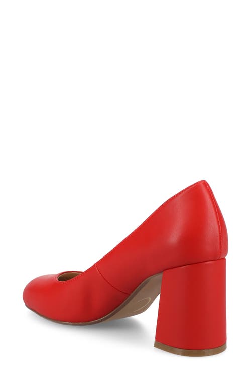 Journee Collection Seraphina Pump In Red