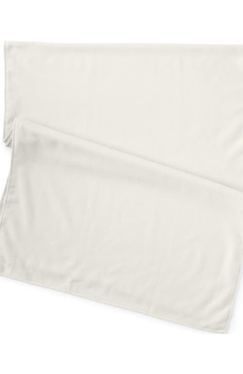 Lands' End Cashtouch Shawl Wrap In White
