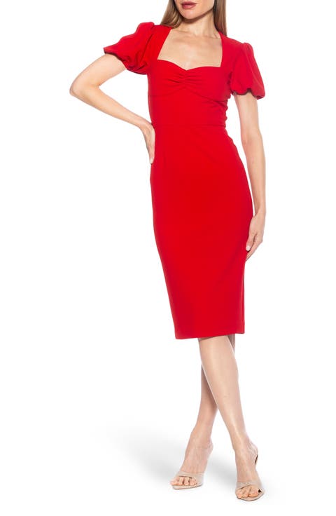 Micaela Sweetheart Neck Sheath Dress