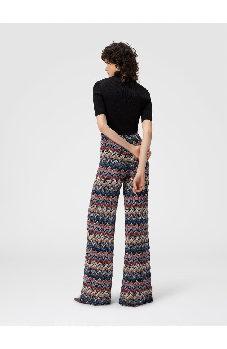 Missoni Palazzo Pants In Embroidered Lace, Alternate, color, Multicoloured