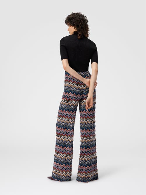 Missoni Palazzo Pants In Embroidered Lace In Multi