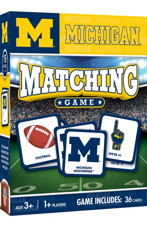 Michigan Wolverines Matching Game