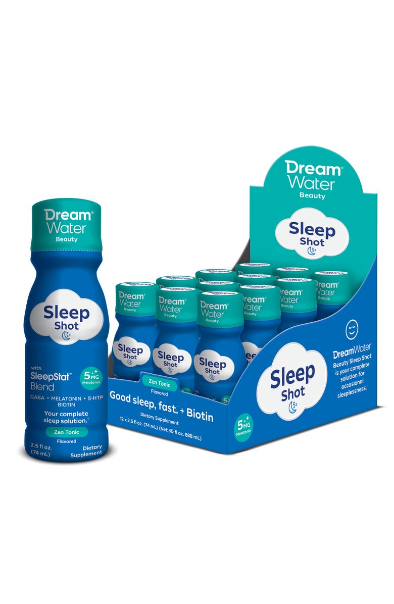 Dream Water Beauty Sleep Aid Drink Supplement; Melatonin 5Mg, Gaba, 5Htp, Plus, Main, color, Multicolored