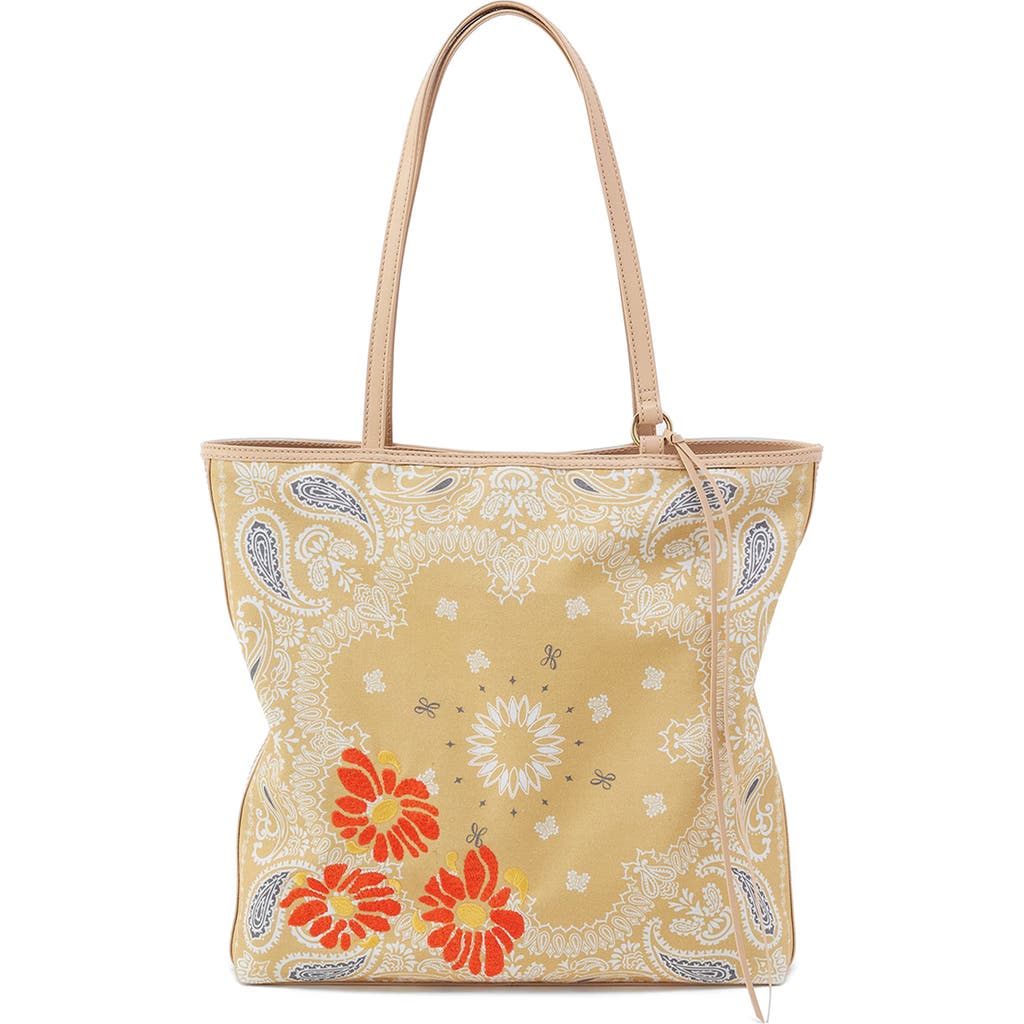 HOBO HOBO DAKOTA BANDANA PRINT COATED CANVAS TOTE
