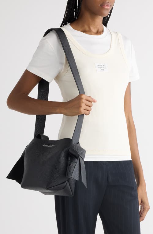 ACNE STUDIOS ACNE STUDIOS MINI MUSUBI LEATHER SHOULDER BAG