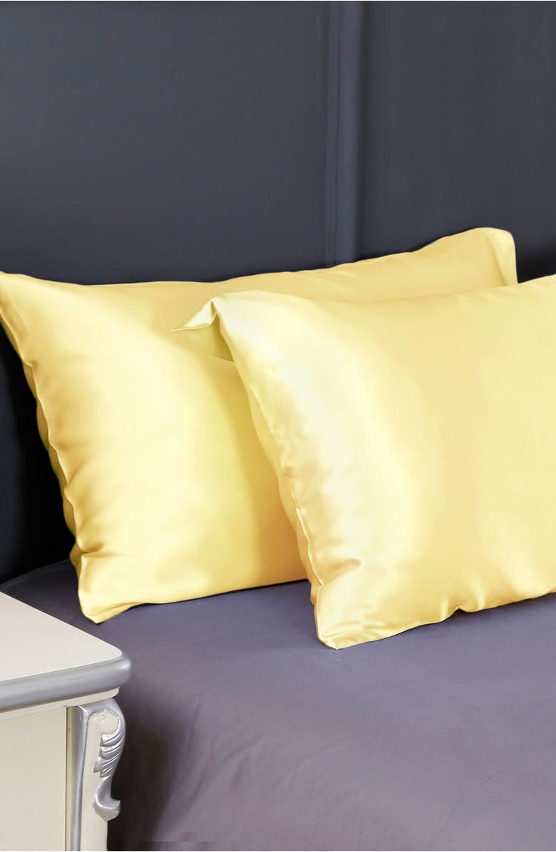 Lilysilk 100% Silk Terse Envelope Pillowcase, Alternate, color, Undyed Natural Golden