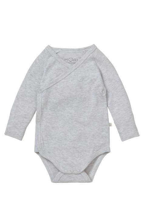 Long Sleeve Wrapover Bodysuit (Baby)