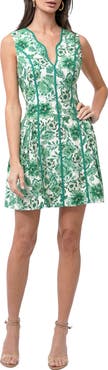 Adelyn Rae Kendra Floral Scalloped Dress
