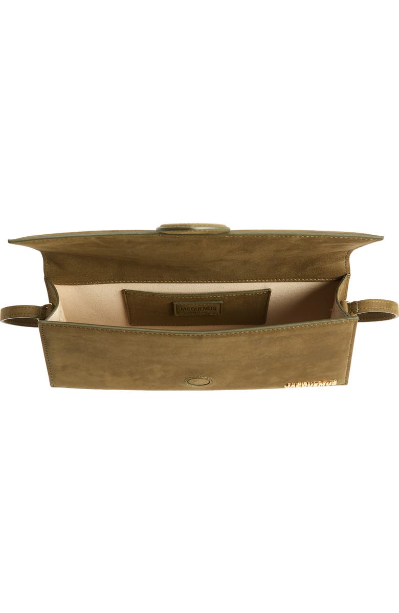 Jacquemus Long Le Bambino Leather Shoulder Bag, Alternate, color,