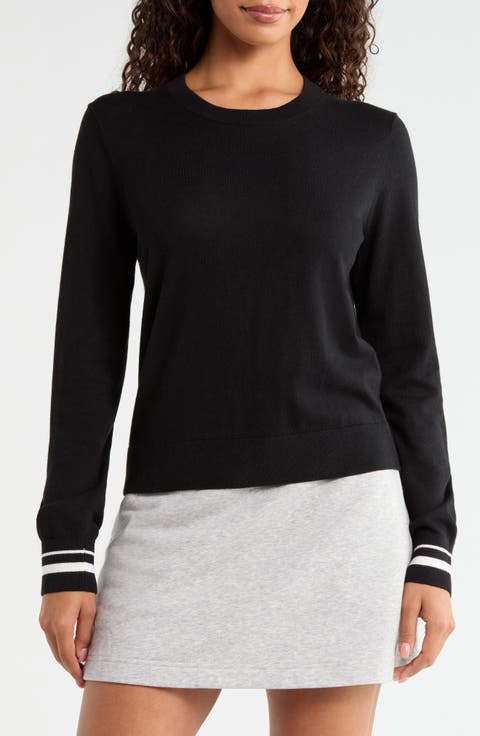 Cooling Cotton Blend Golf Sweater