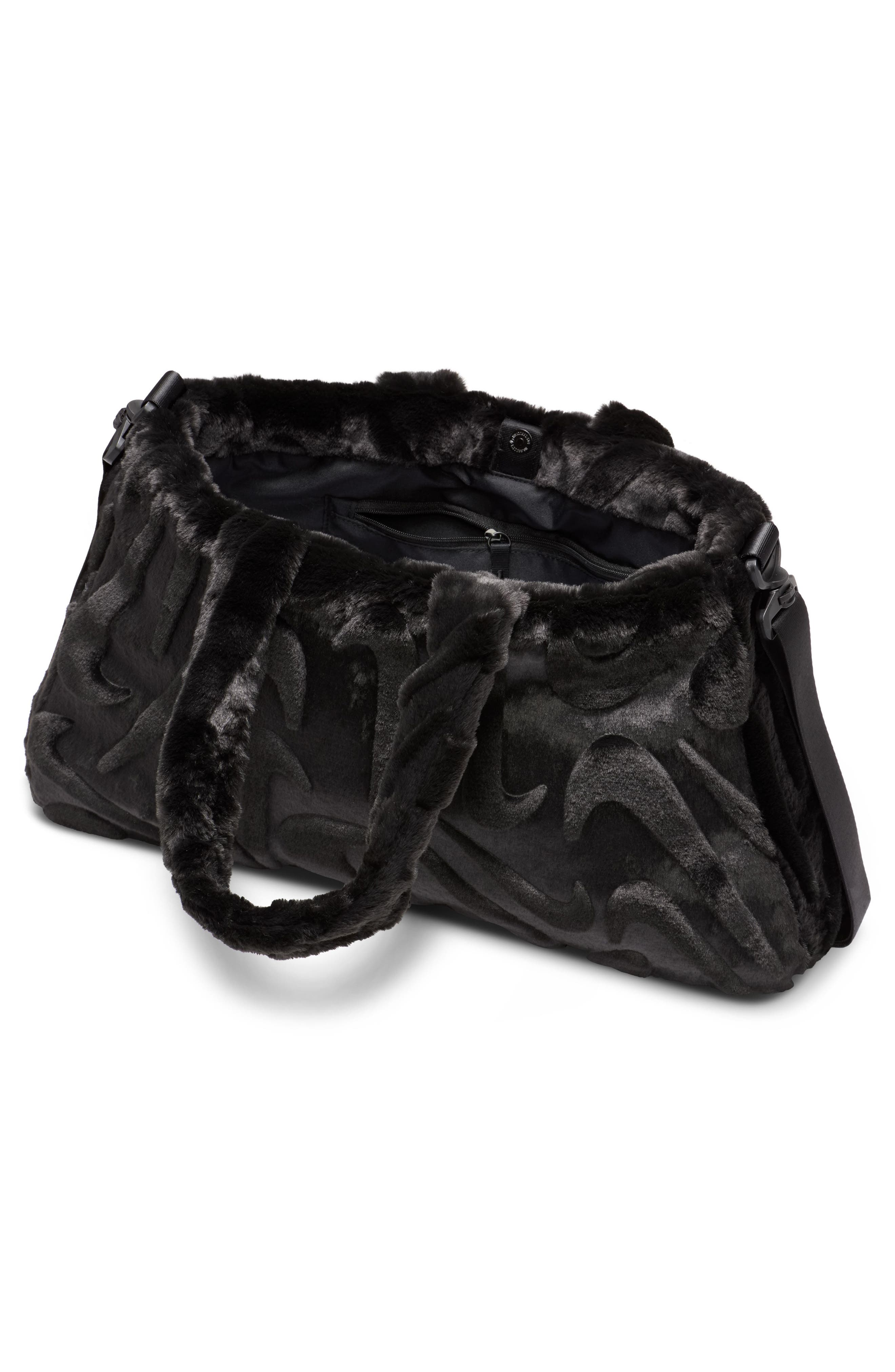 Nike Sportswear Faux Fur Tote, Alternate, color, 
