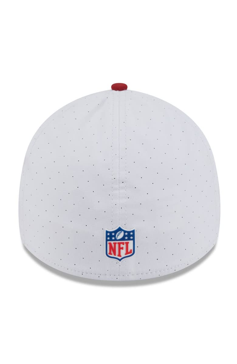 New Era Men's New Era White/Cardinal Arizona Cardinals 2025 NFL Training Camp 39THIRTY Flex Hat, Alternate, color, White