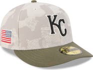 New Era Men's New Era Light Beige/Olive Kansas City Royals 2025 Armed Forces Day 59FIFTY Fitted Hat
