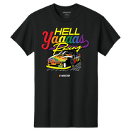 Classic Ink Men's Classic Ink Black NASCAR Hell Yaaaas Racing Pride T-Shirt