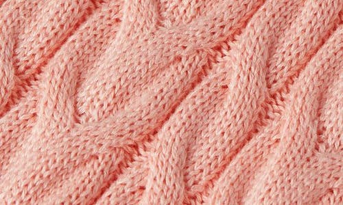 Scotch & Soda Kids' Cable Stitch Sweater Pants In Pink