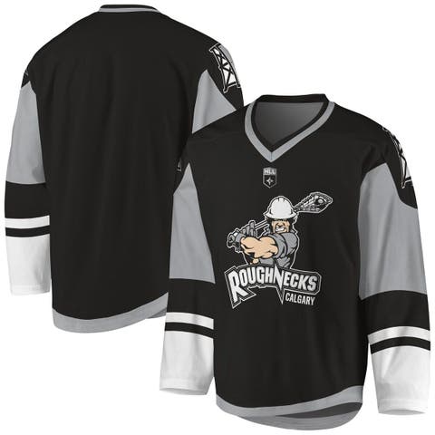 Men's Black/Gray Calgary Roughnecks Sublimated Replica Jersey