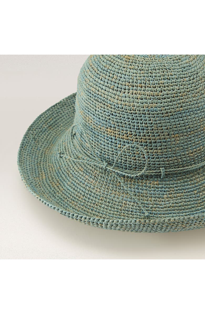 Helen Kaminski Provence 10 Packable Raffia Hat, Alternate, color, Seaglass