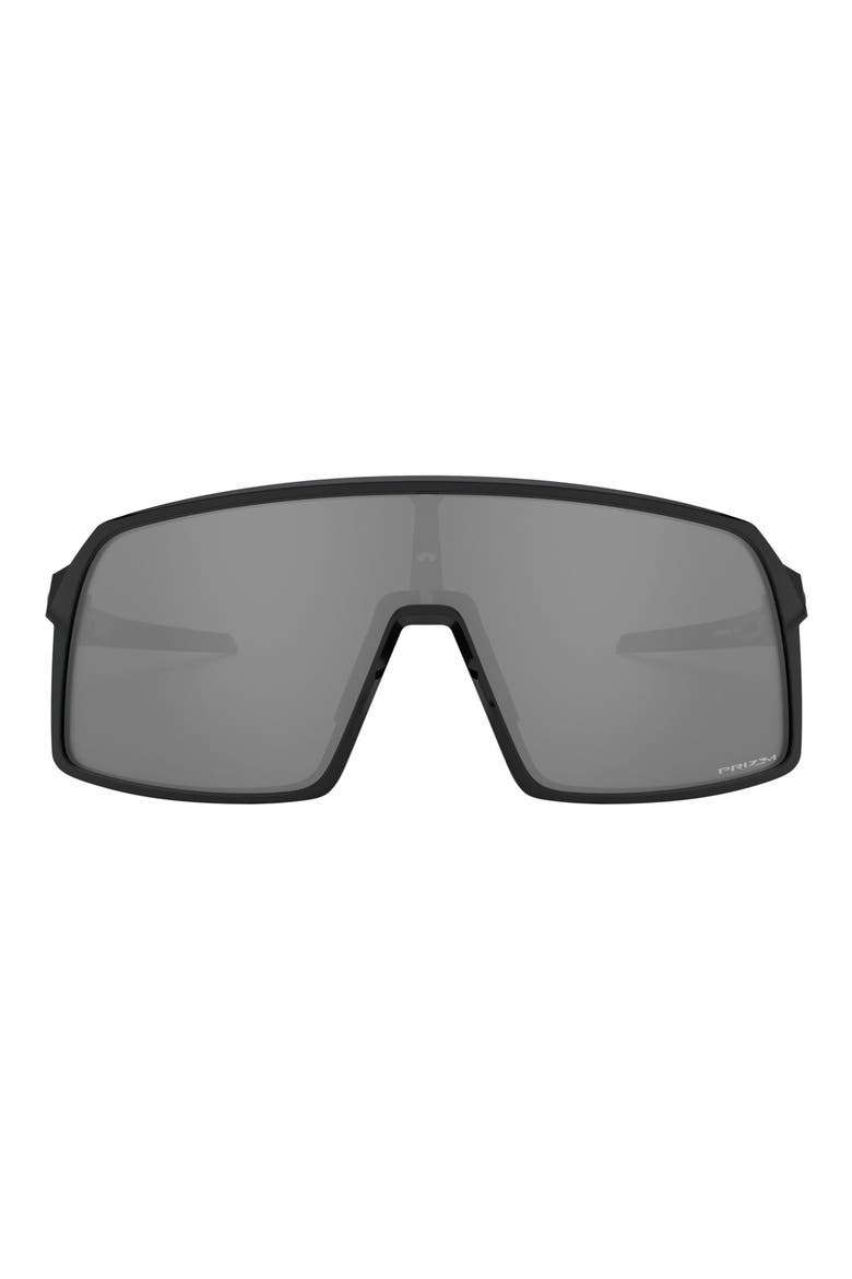 Sutro 137mm Shield Sunglasses, Main, color, BLACK