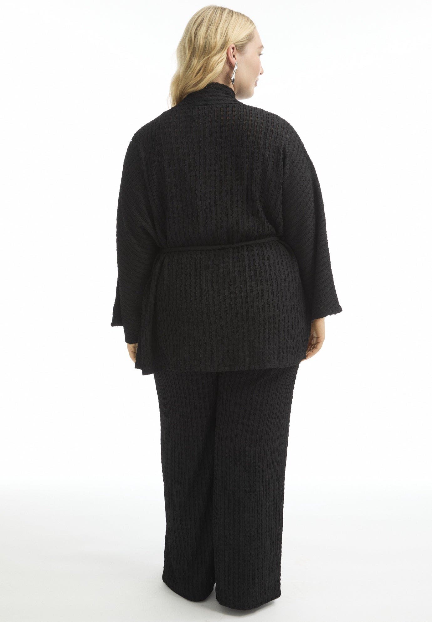 Tie Waist Knitted Wrap - image 2