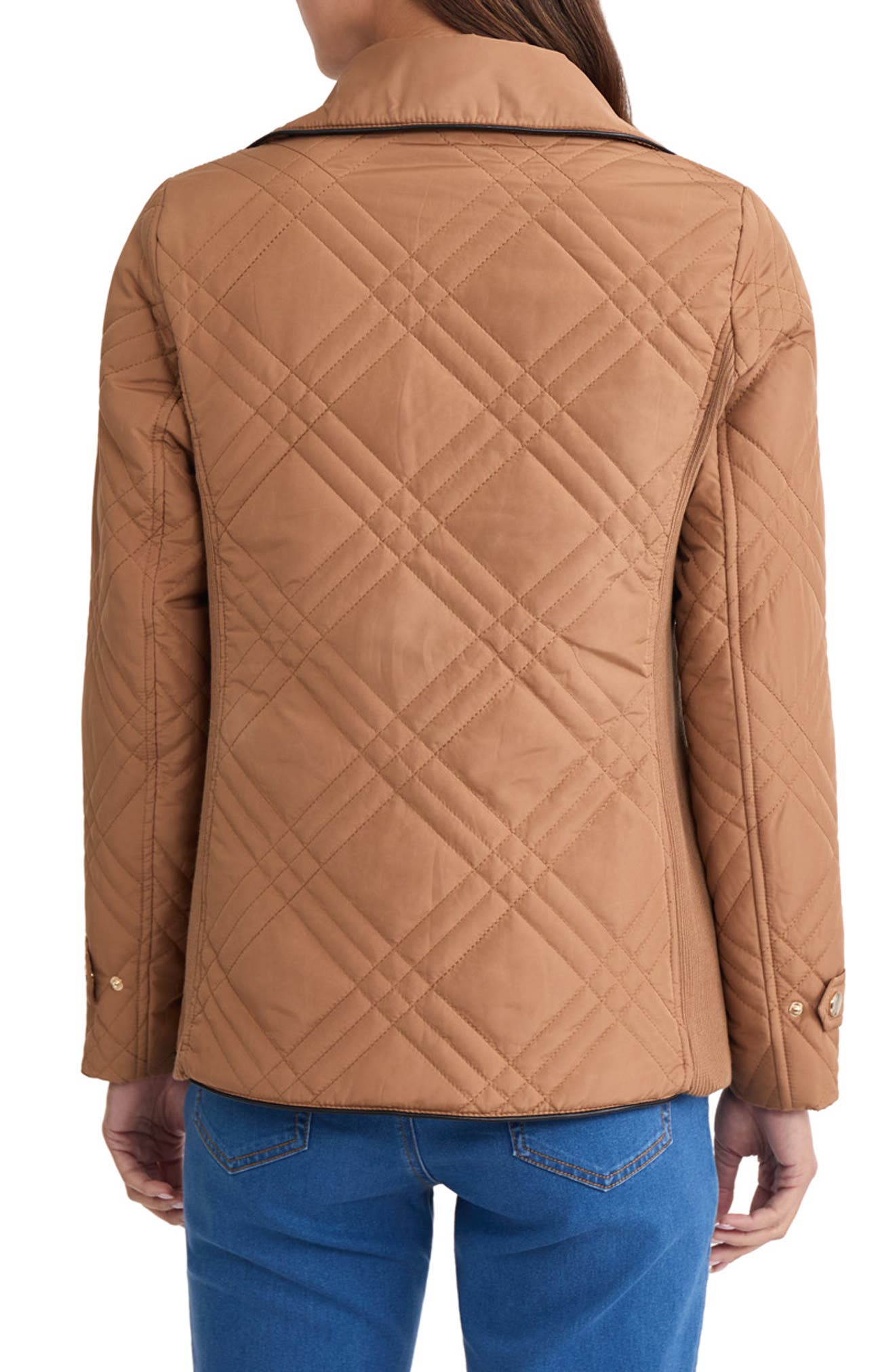 Jones New York Triple Diamond Quilted Jacket (Women) | Nordstrom