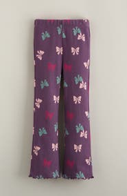 Tucker + Tate Kids' Rib Print Flare Leggings