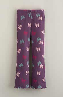 Tucker + Tate Kids' Rib Print Flare Leggings