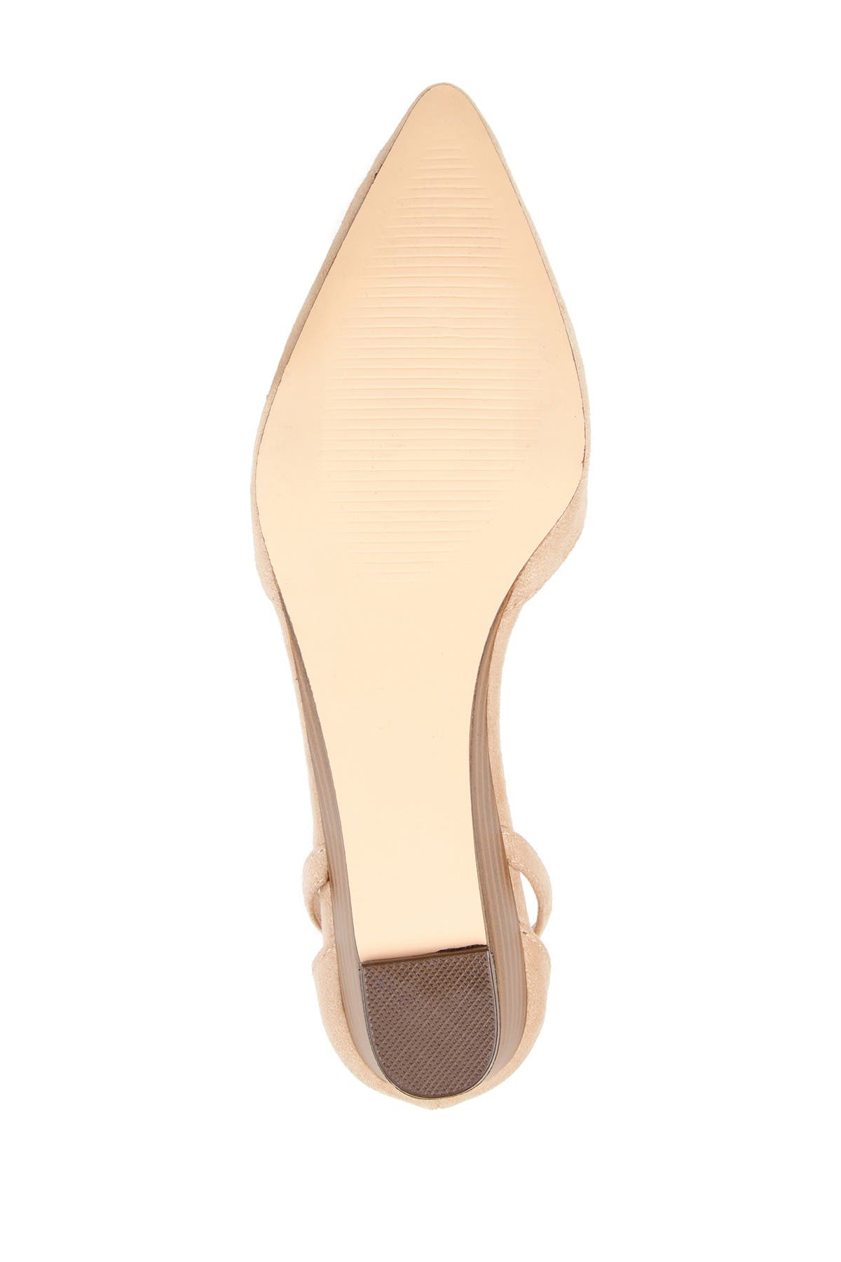 JOURNEE Arkie Sliver Wedge Pump, Alternate, color, NUDE