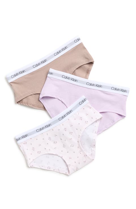 Stretch Cotton Hipster Panties - Pack of 3 (Big Girls)