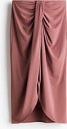 H&M Draped Jersey Skirt