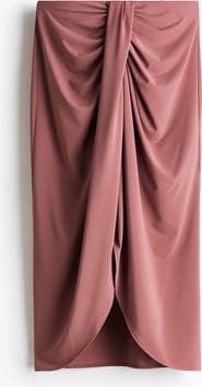 H&M Draped Jersey Skirt