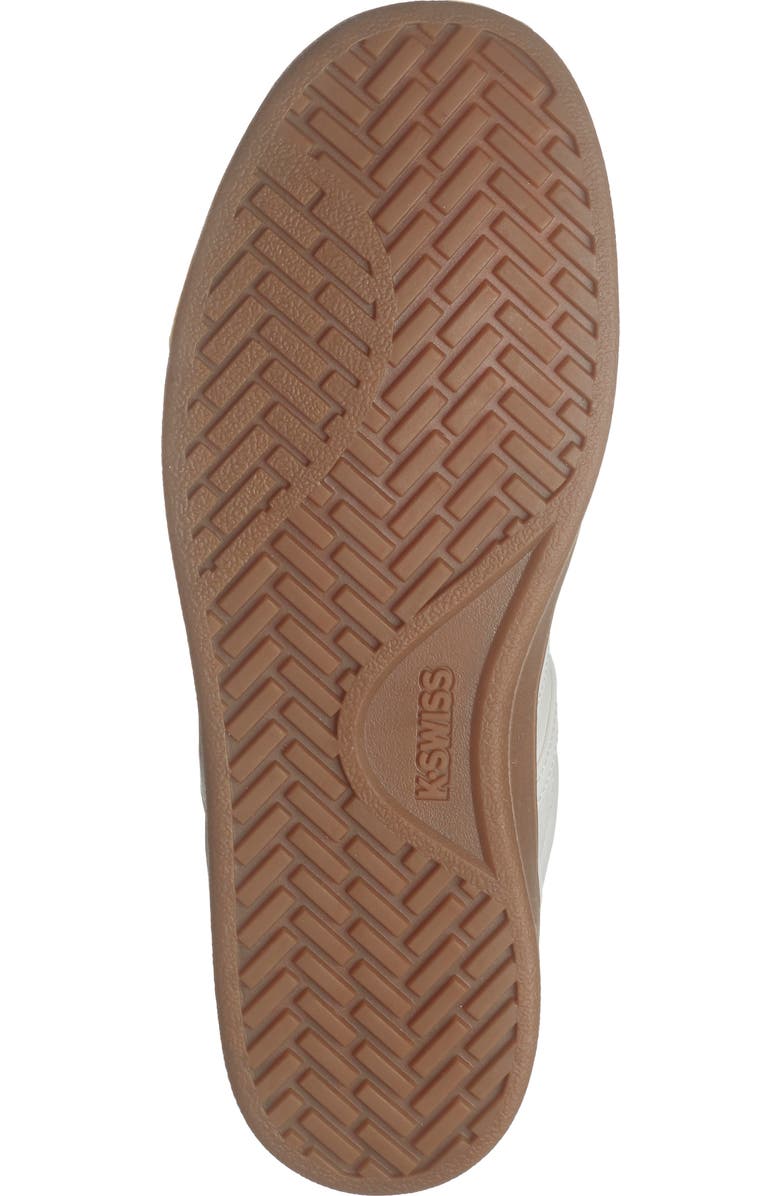 K-Swiss Court Pro II CMF Leather Sneaker, Alternate, color, Blanc/ Brunnera Blue/ Gum-M