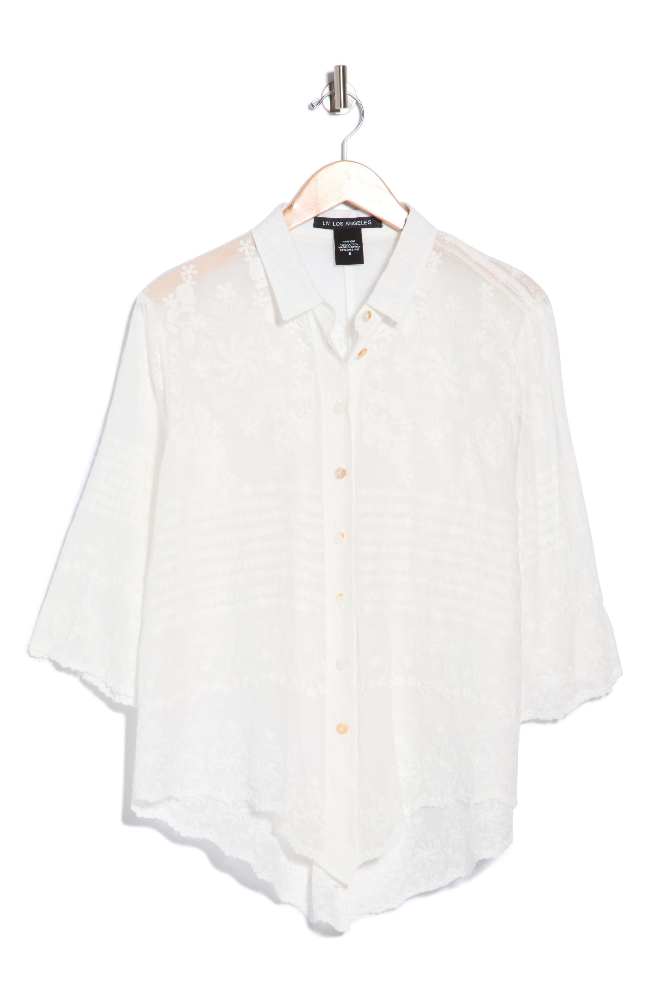 Embroidered Cotton Shirt