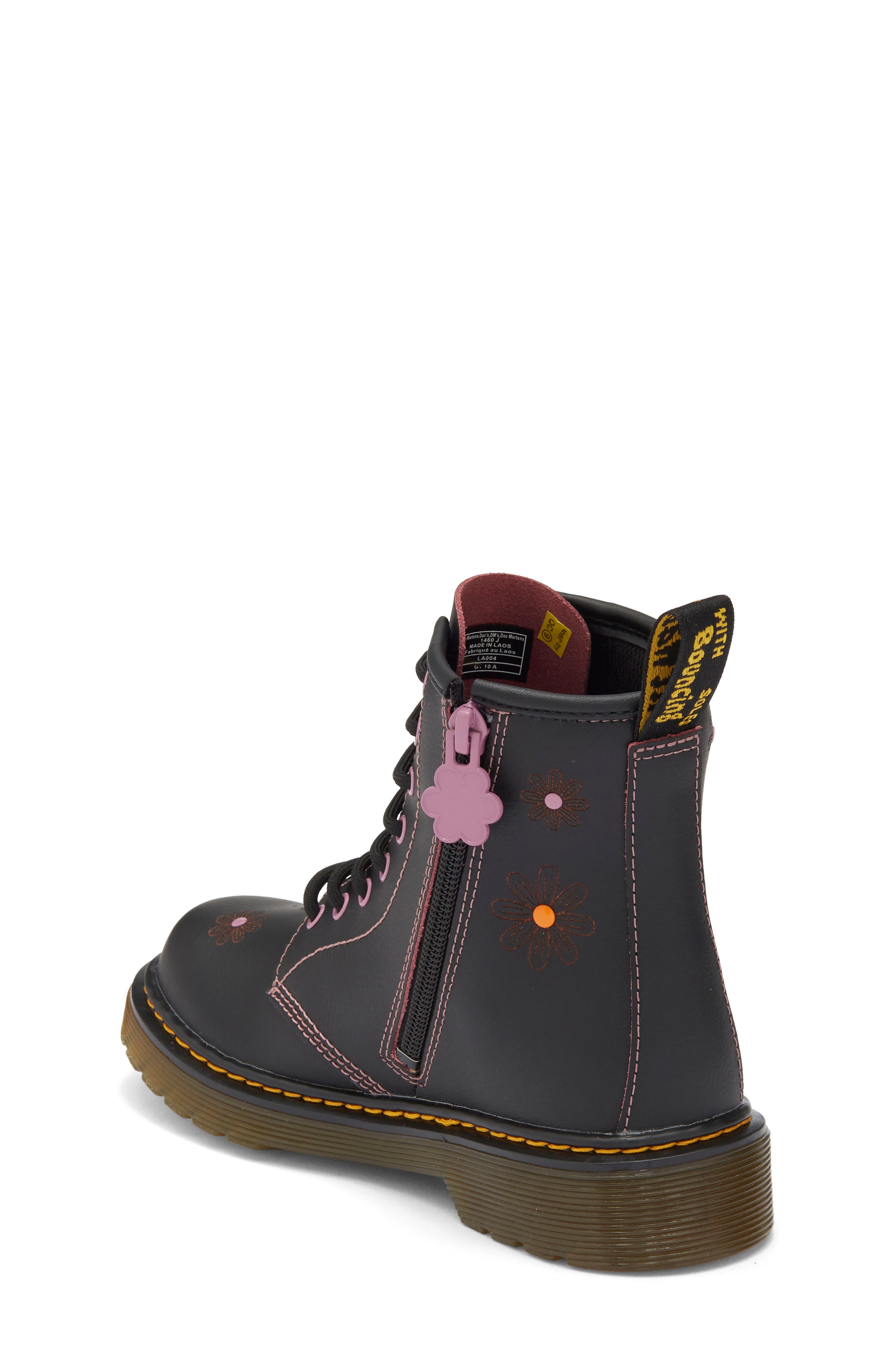 Dr. Martens Kids' 1460 Boot, Alternate, color, Black Dusty Rose