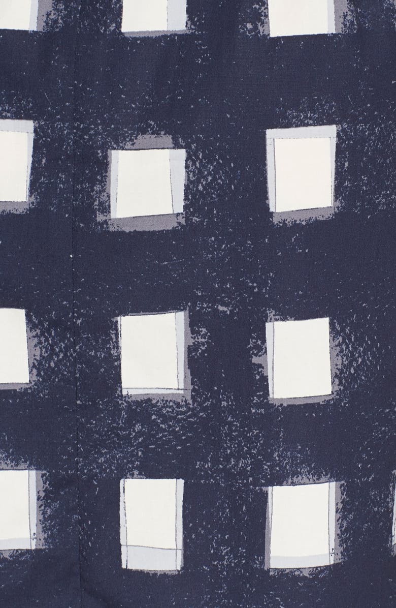 Tory Burch Print Poplin Shirtdress, Alternate, color, 