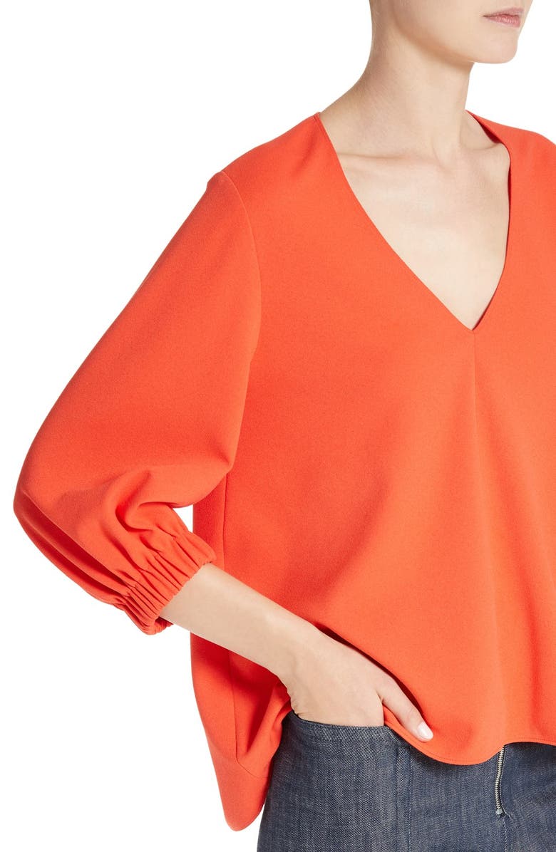 Tibi Crepe Trapeze Top | Nordstrom