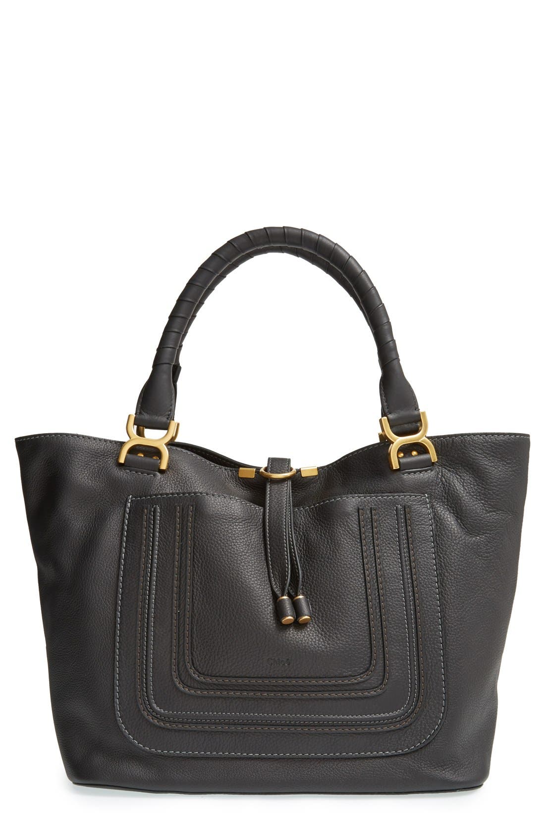 Chloé 'Marcie - New' Leather Tote, Main, color, 
