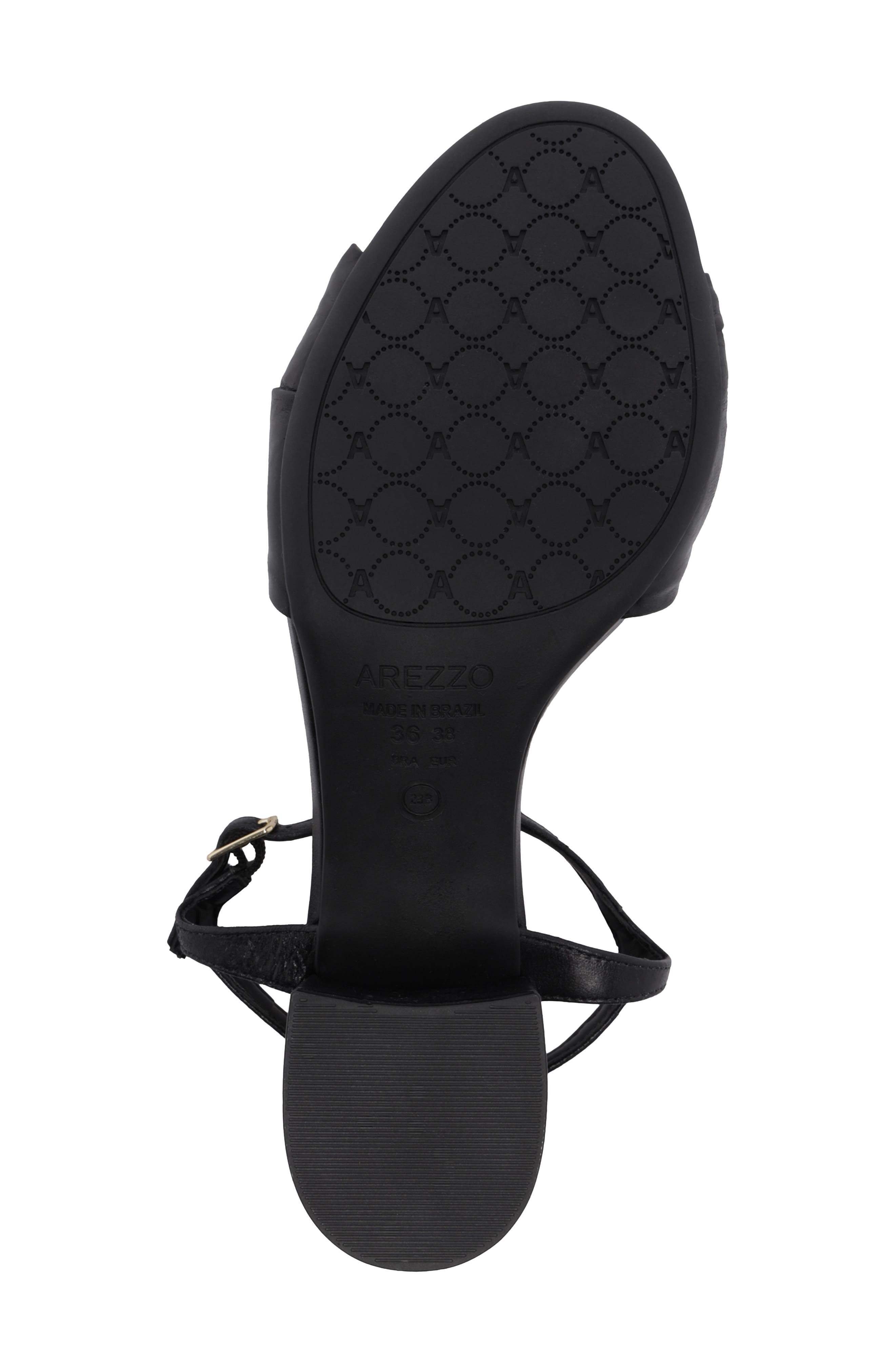 Juliette Ankle Strap Sandal, Alternate, color, BLACK