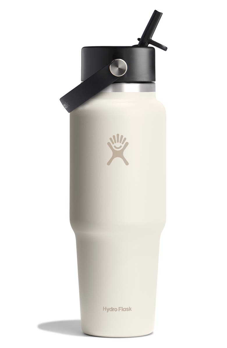 Hydro Flask 32-Ounce Wide Mouth Travel Bottle, Main, color, Ivory