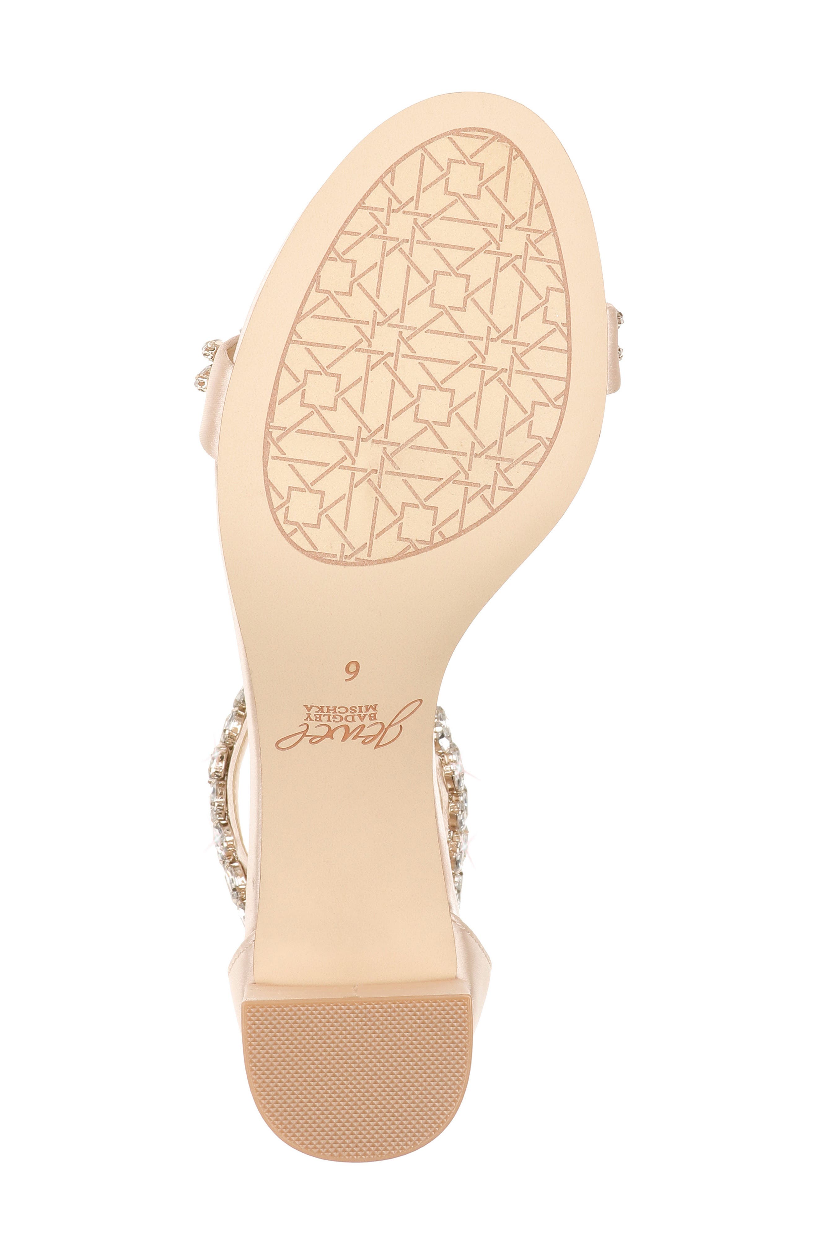 Bronwen Sandal, Alternate, color, CHAMPAGNE SATIN