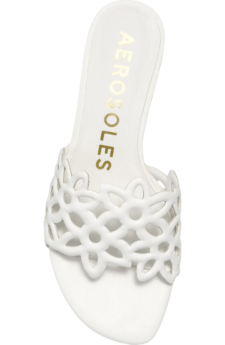 Aerosoles Kirah Sandal, Alternate, color, Bright White Fx Nappa