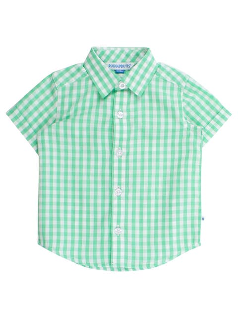 Boys Short Sleeve Button Down Shirt