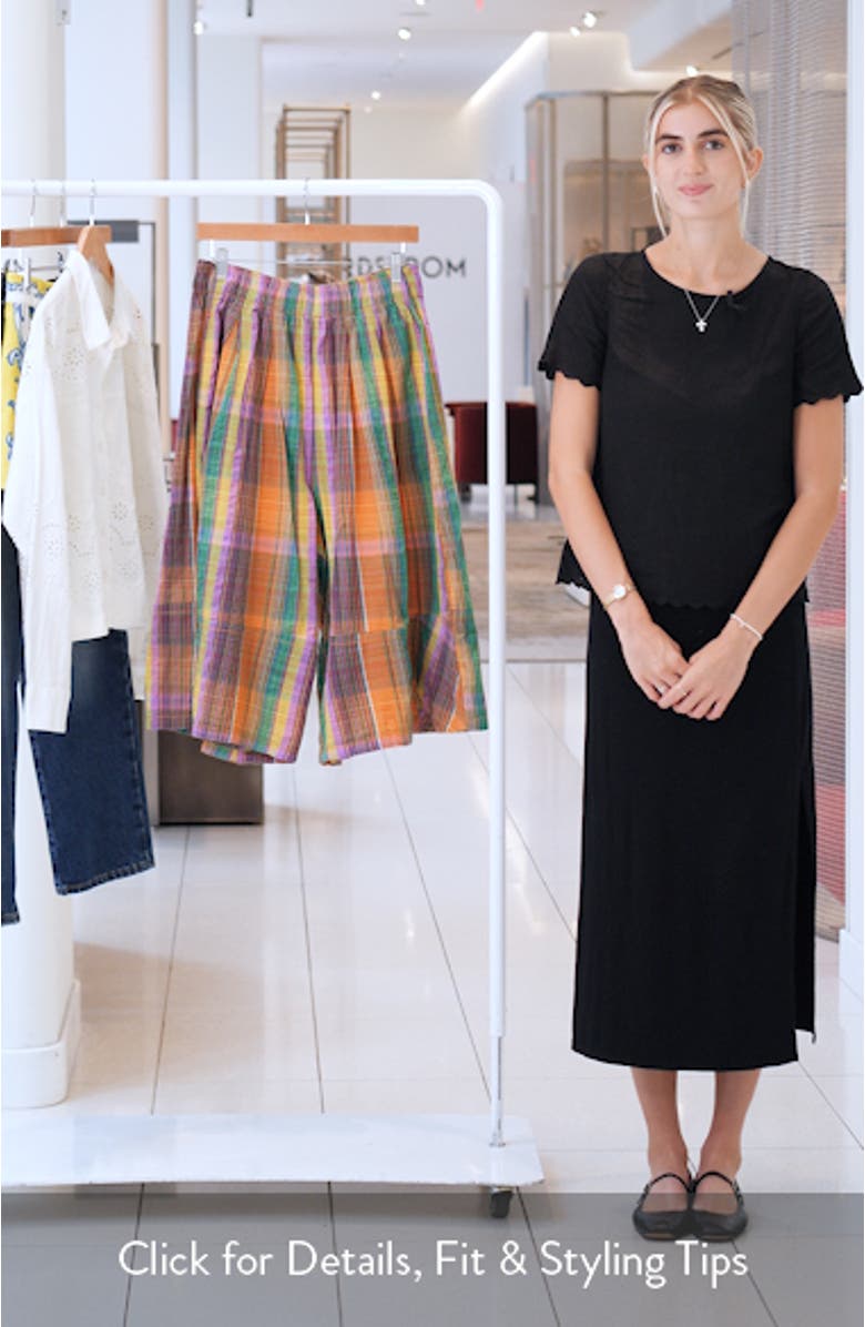 Ivy Cotton Pull-On Shorts, sales video thumbnail