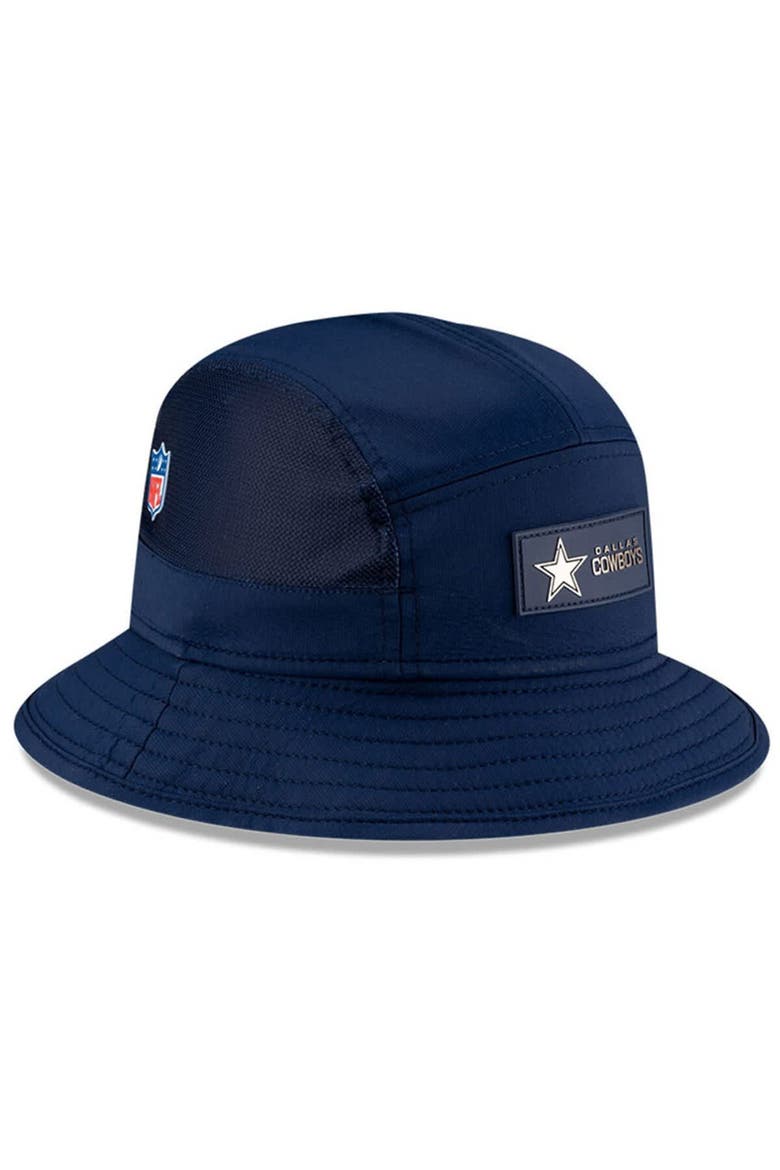 Men's New Era Navy Dallas Cowboys 2025 Sideline  Bucket Hat, Alternate, color, Navy