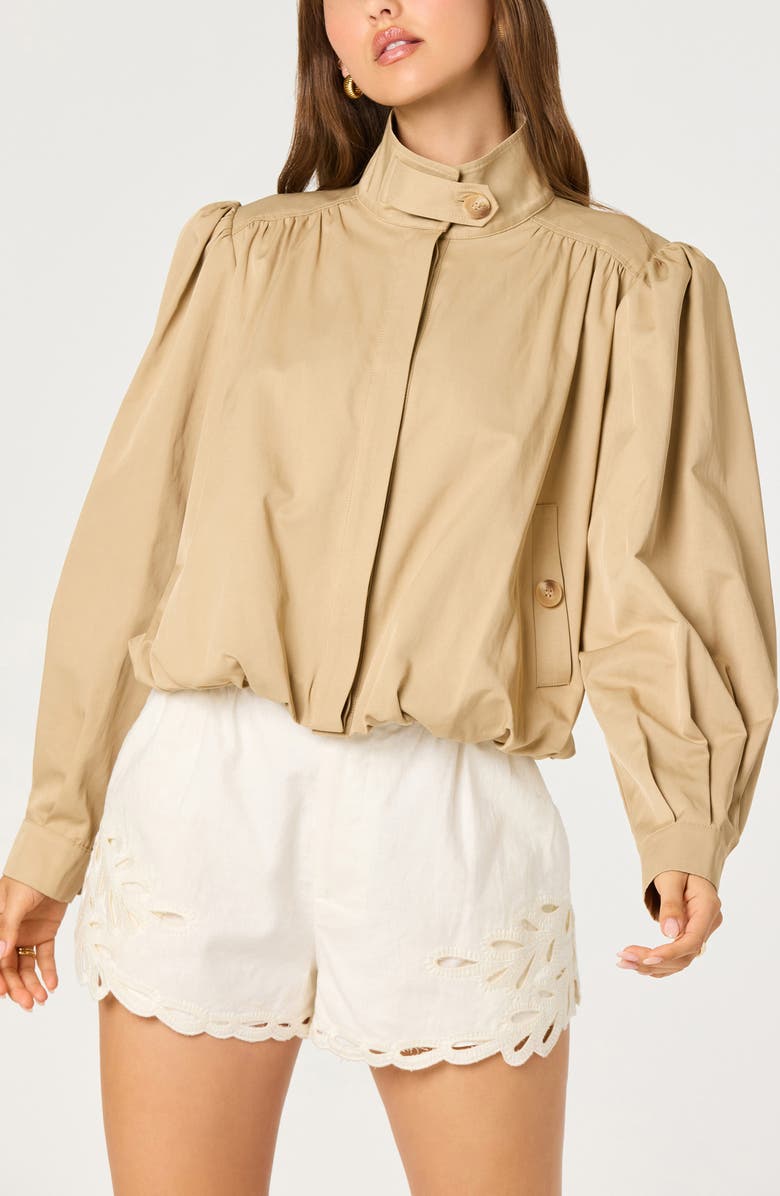 ASTR the Label Estero Jacket, Alternate, color, Khaki