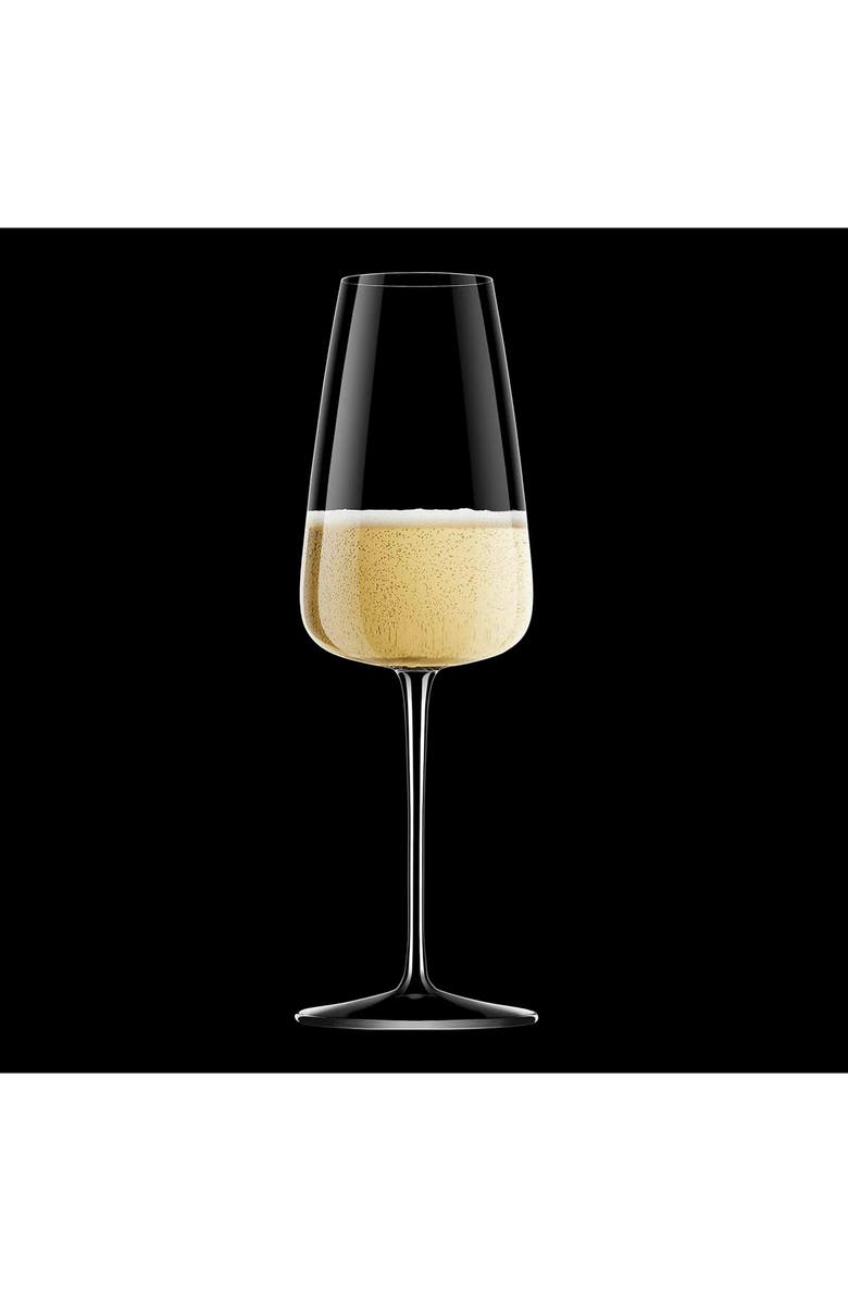 Luigi Bormioli Talismano Set of 4 Prosecco Glasses, Alternate, color, Clear