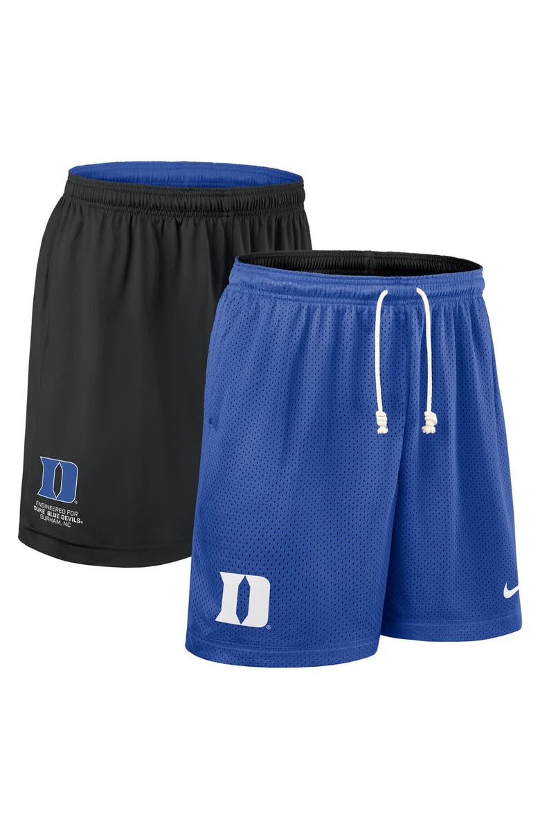 Nike Men's Nike Royal/Black Duke Blue Devils 2025 Sideline Reversible Performance Shorts, Main, color,