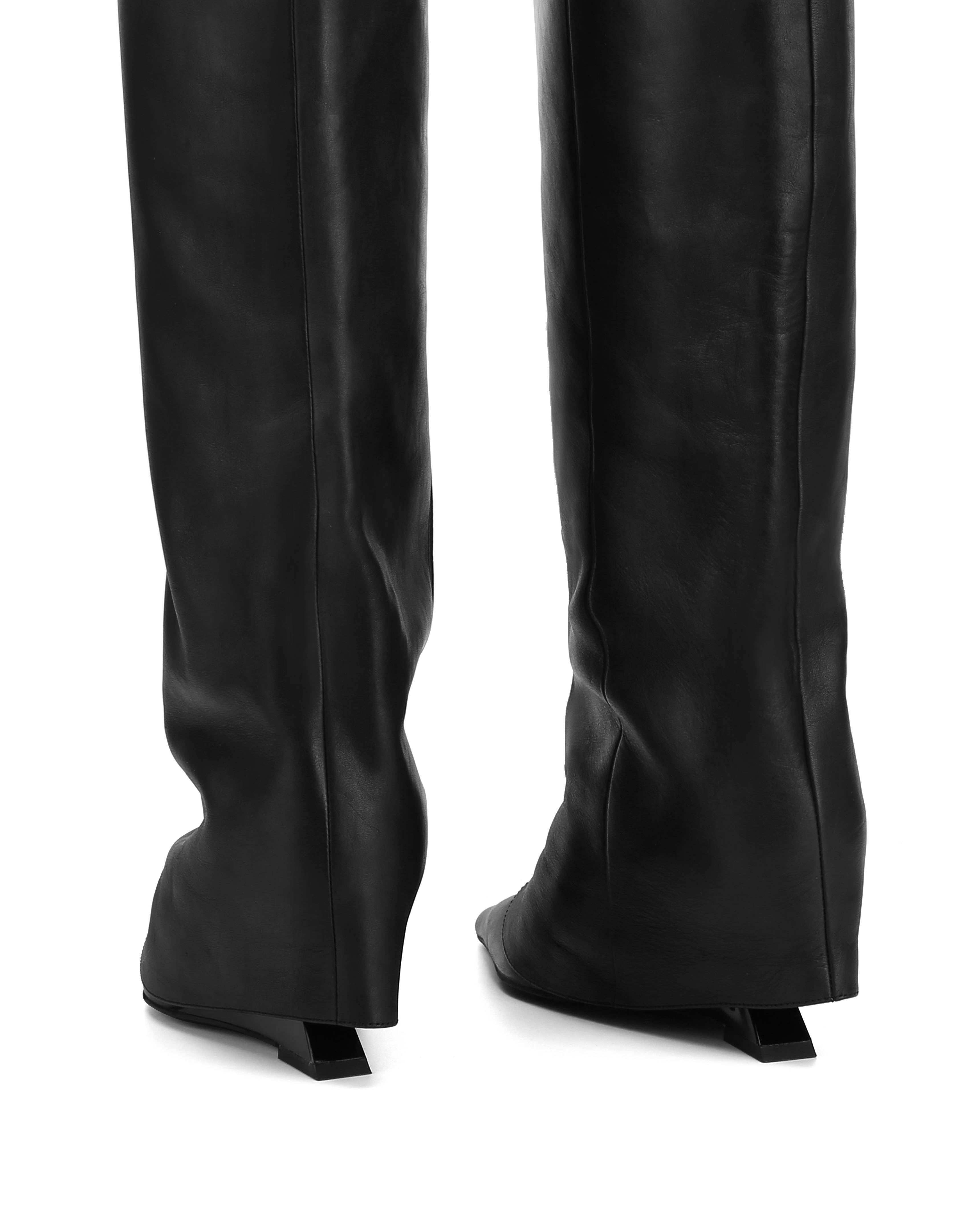 Naked Wolfe Stated Leather Boot, Alternate, color, Black