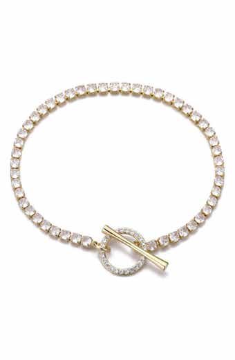 Adornia Crystal Toggle Bracelet