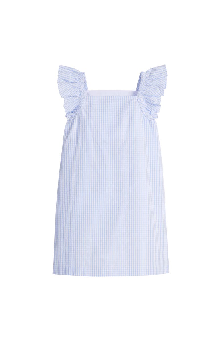 Little English Kids' Kari T-Shirt Dress, Main, color, Seaside Seersucker