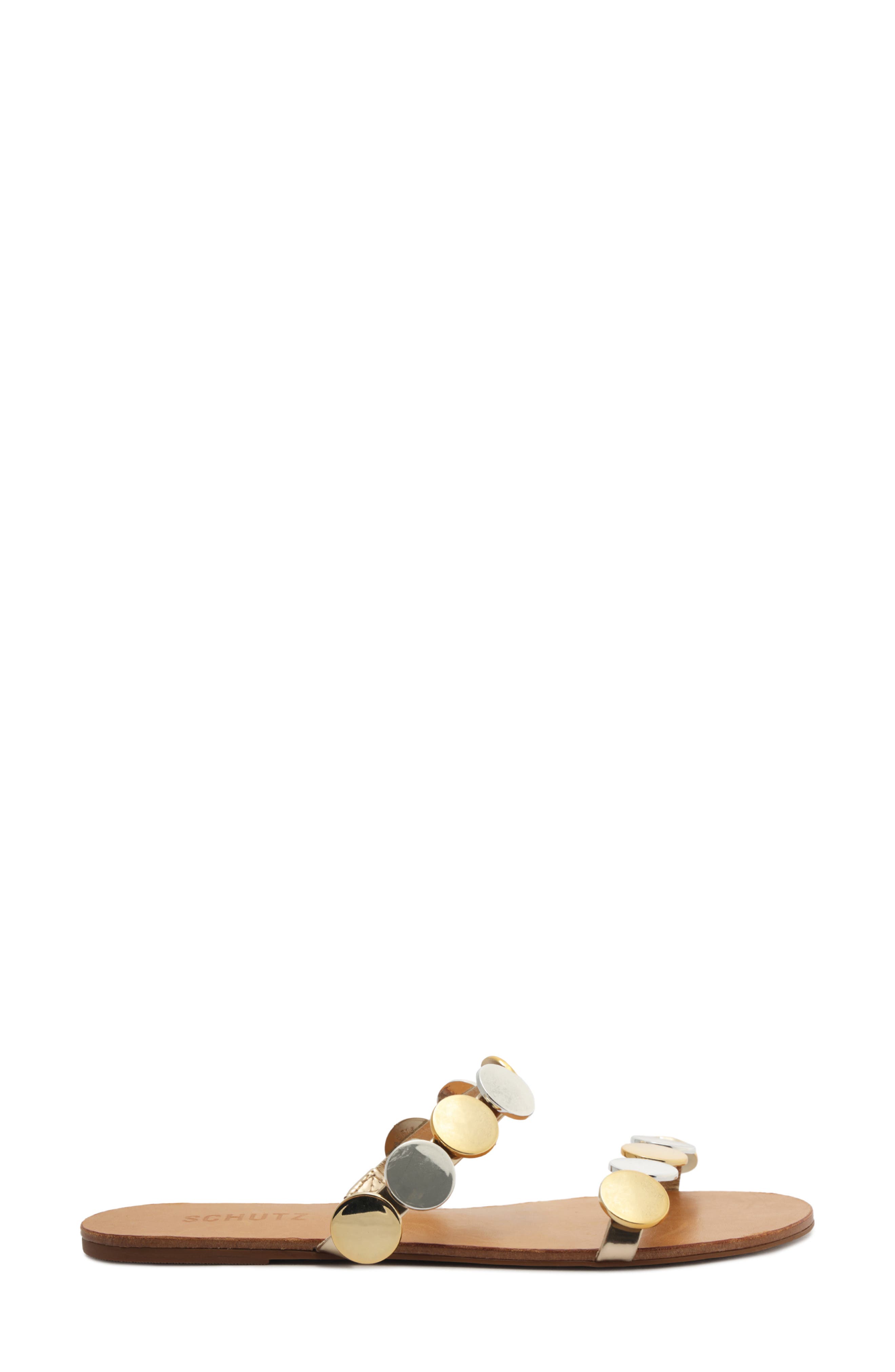 Schutz Acacia Flat Slide Sandal, Alternate, color, 